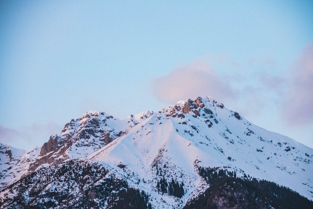 Cray0lav0mit Scenic view of snow-capped mountains in Innsbruck, Austria during winter.